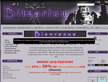 Tablet Screenshot of bitzarium.com
